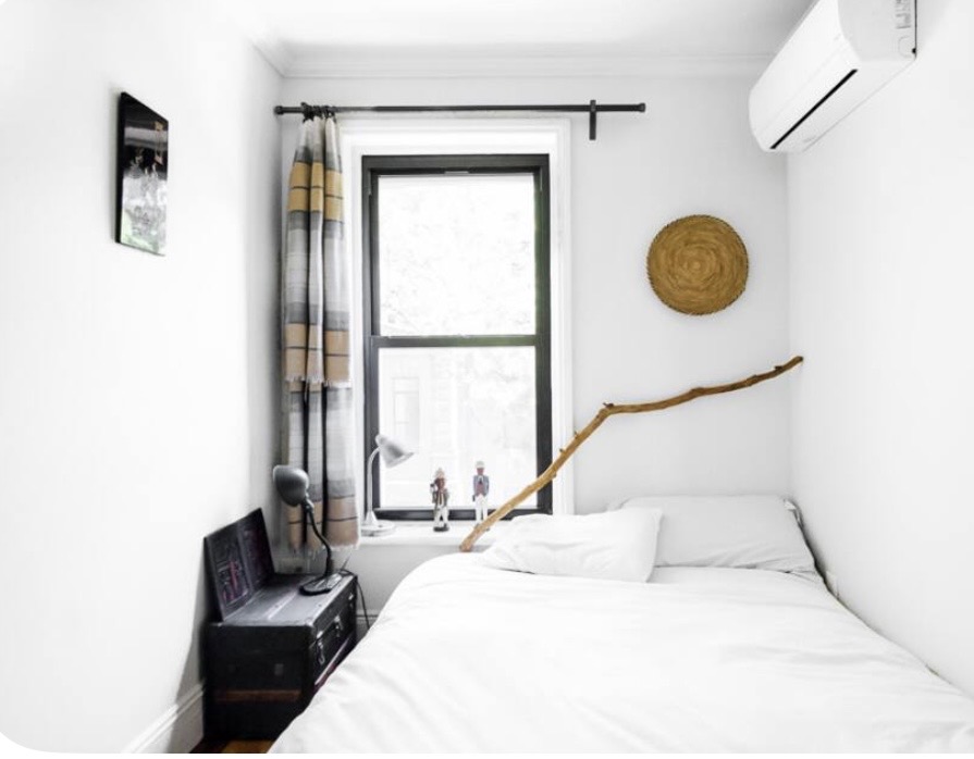 Bedroom with split A/C